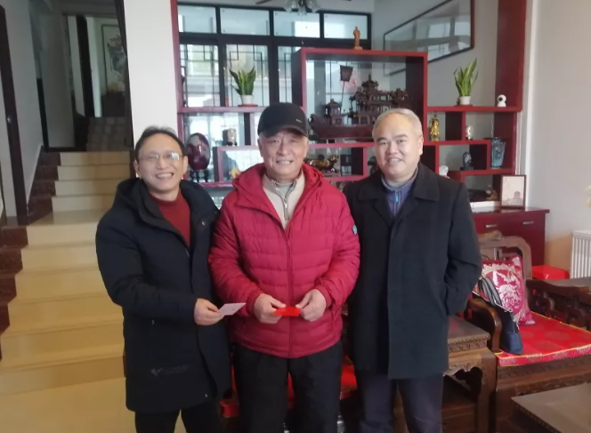 戴豪贛、劉志堅(jiān)一行走訪慰問公司老黨員、老干部