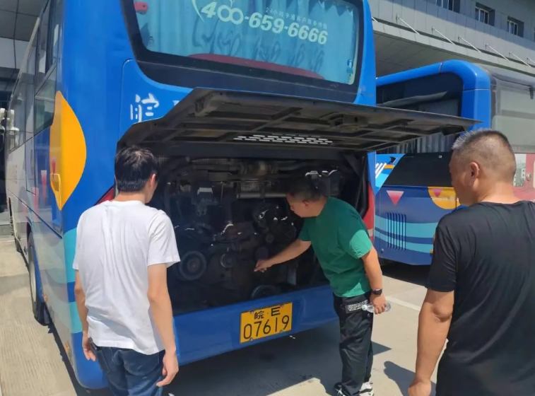馬鞍山長客:開展車輛技術狀況專項檢查